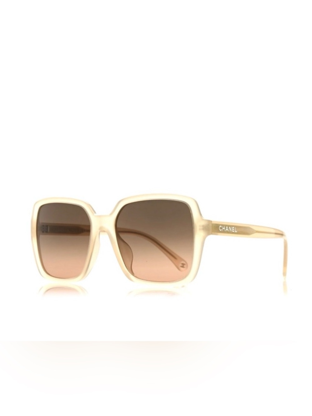 CHANEL CH5505 173143 54 Beige Square Sunglasses